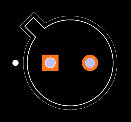 SFH 464 E7800 Footprint