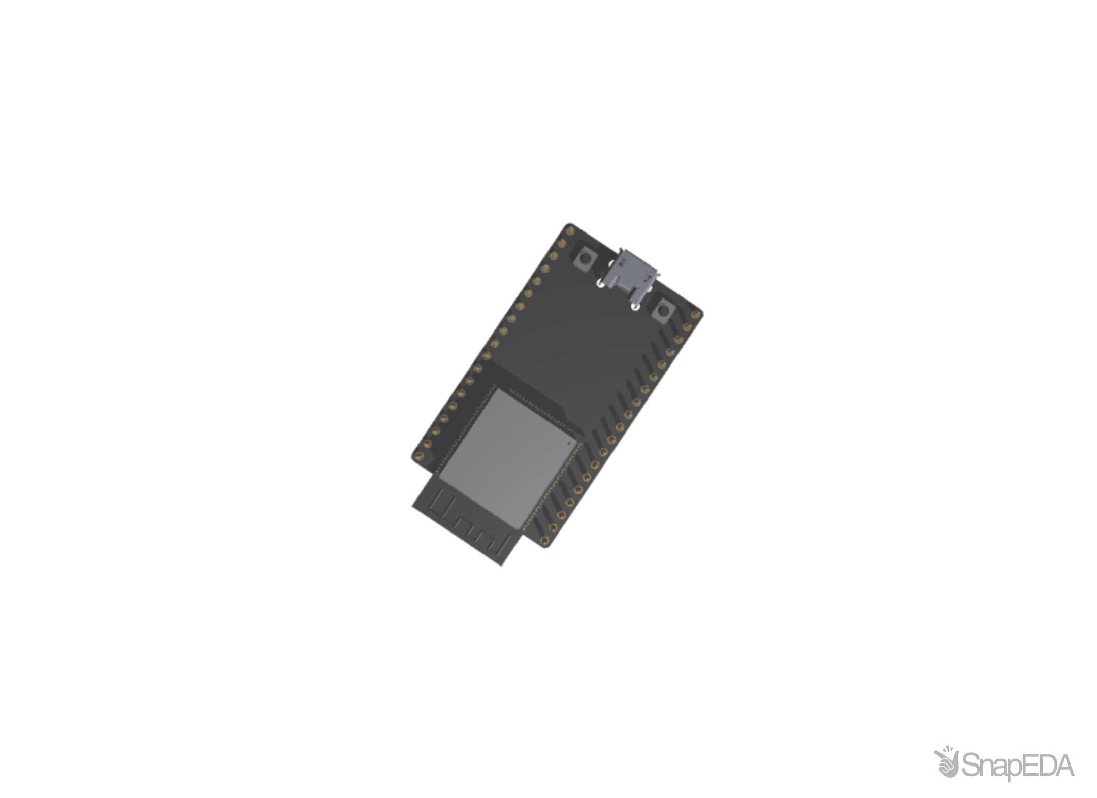 ESP32-DEVKITC-32D-F 3D Model
