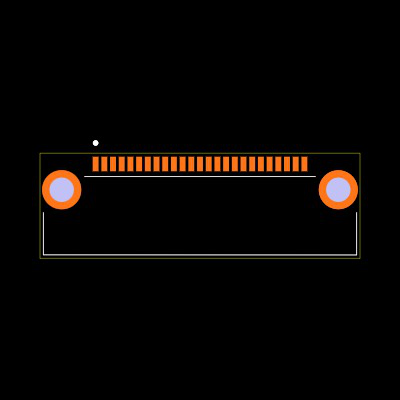 A55100-025 Footprint