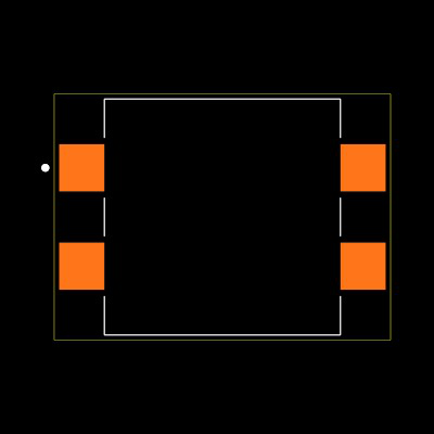 B3FS-4052P Footprint