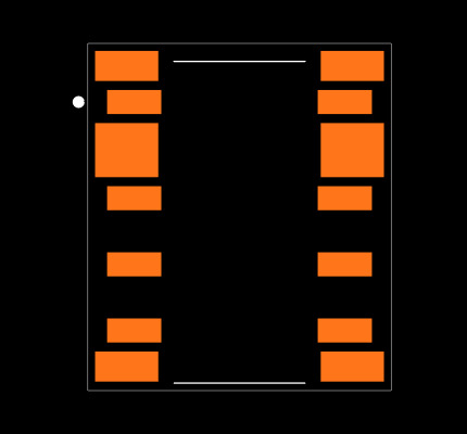 G6K-2F-Y-TR DC6 Footprint
