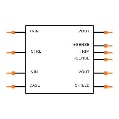 HAE100-24S05W Symbol