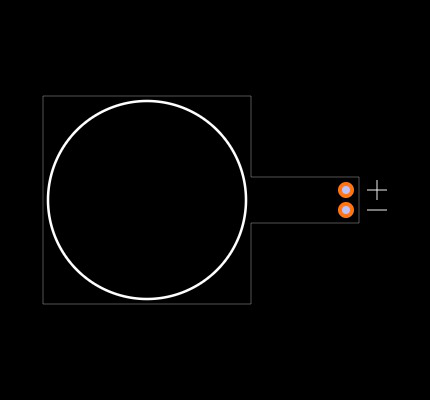 AB1070B-LW100-R Footprint