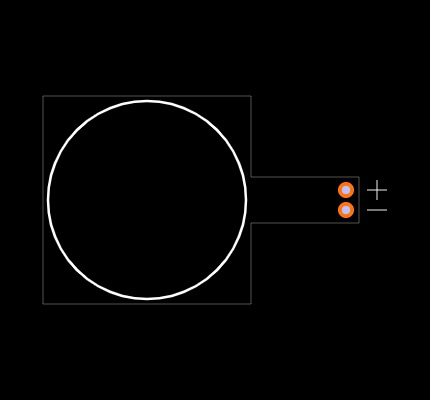 AB1070B-LW150-R Footprint