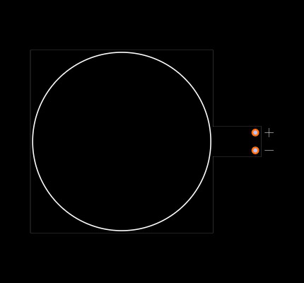 AB2040S-LW100-R Footprint