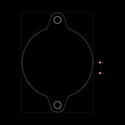 AI-5025-TF-LW100-R Footprint