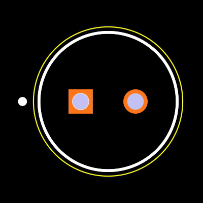ECA2CM2R2I Footprint