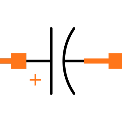 EEHZV1H151UP Symbol