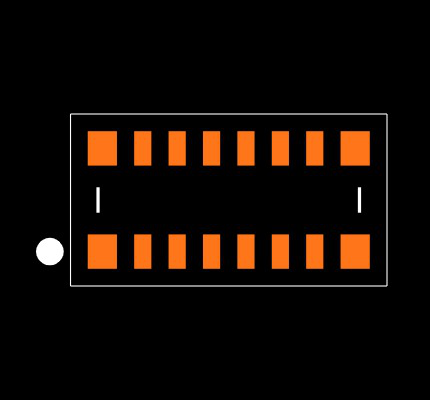 EXB-U2H300JV Footprint