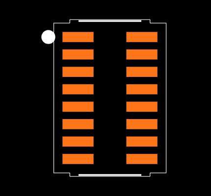 EXB-U2H432JV Footprint