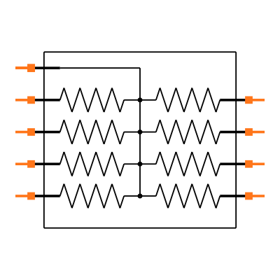 EXBD10C102J Symbol