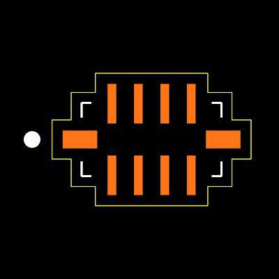 EXBD10C332J Footprint