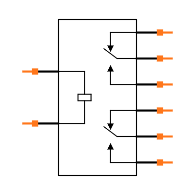 JW2SN-DC12V Symbol