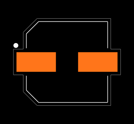 EEE-HA1V101XP Footprint