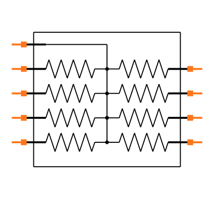 EXB-D10C121J Symbol