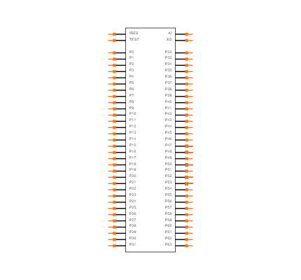 P2X8C4M64P Symbol