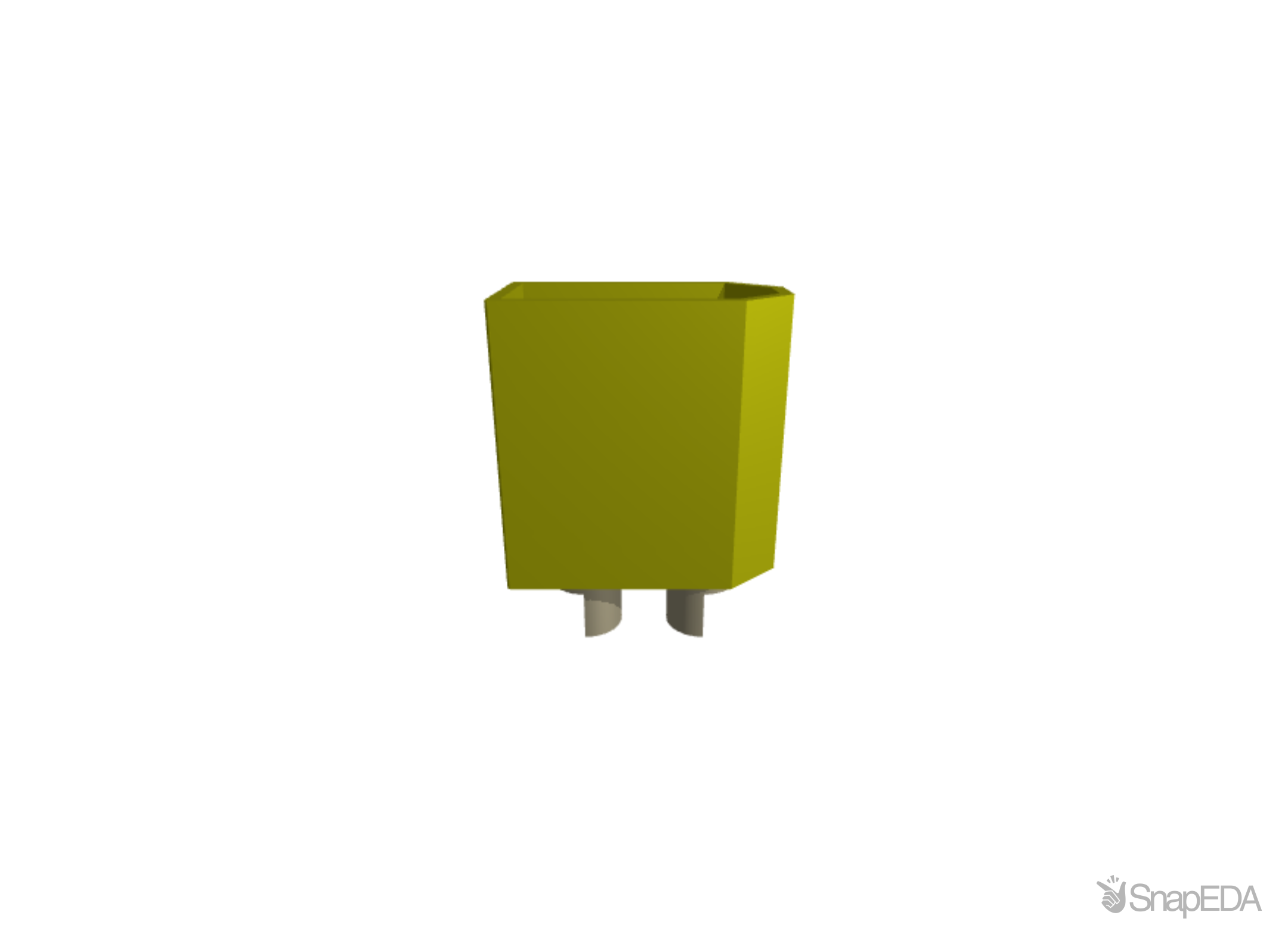 XT60 YELLOW 3D Model