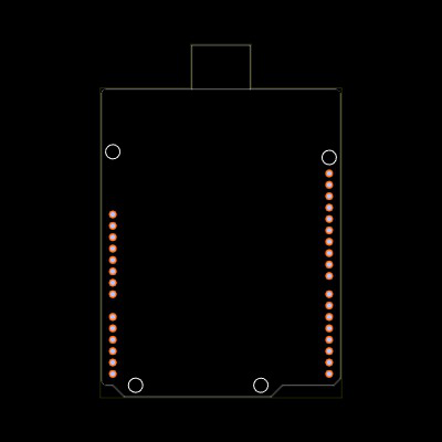 DWM3000EVB Footprint