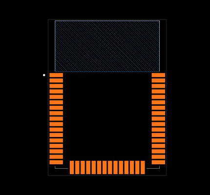 DWM3001C Footprint