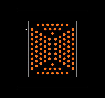 BG77LA-64-SGNS Footprint