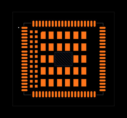 EC21AUXGR-MINIPCIE Footprint