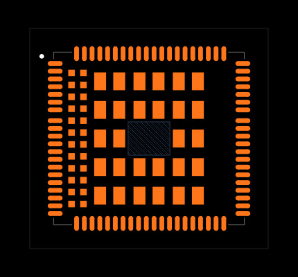 EC25AUFA-MINIPCIE Footprint