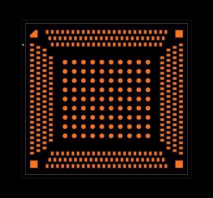 RG500QEAAA-M20-TA0AA Footprint