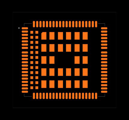 EC21EFATEA-512-STD Footprint