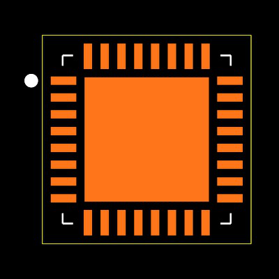 RFFC5072 Footprint