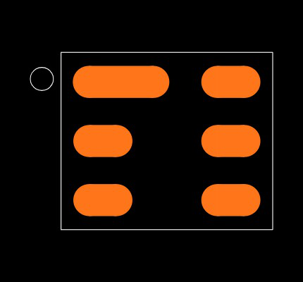 B39871B3725U410 Footprint