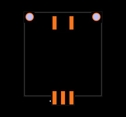 R-78T12-1.0/AL-TRAY Footprint