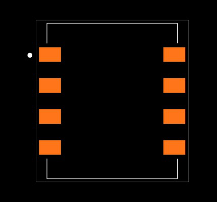 R0.25S8-153.3/P Footprint