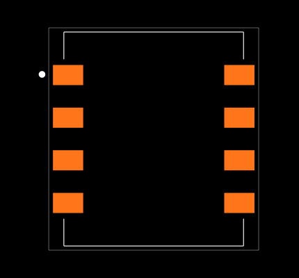 R0.25S8-3.305/EP-R Footprint