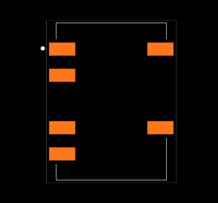 R0.5ZX-0505/P-Tray Footprint