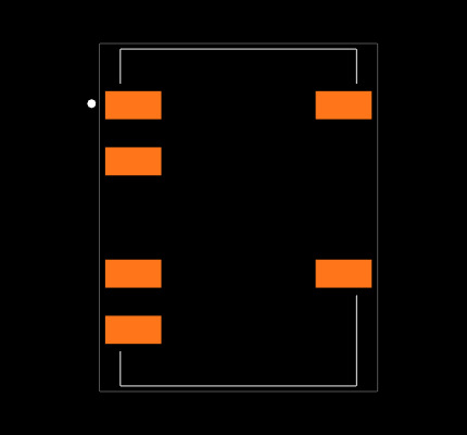 R1ZX-0505/HP-Tray Footprint