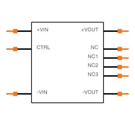 REC10-2405SRW/H2/A/M/SMD Symbol
