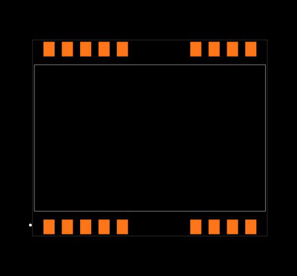 REC10-4812DRW/H2/A/M/SMD-R Footprint
