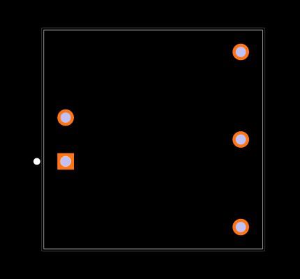 REC15E-2412DZ/X2 Footprint