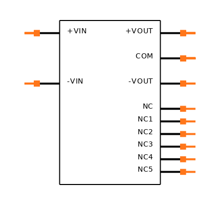 REC3-0505DR/H1M/SMD-R Symbol