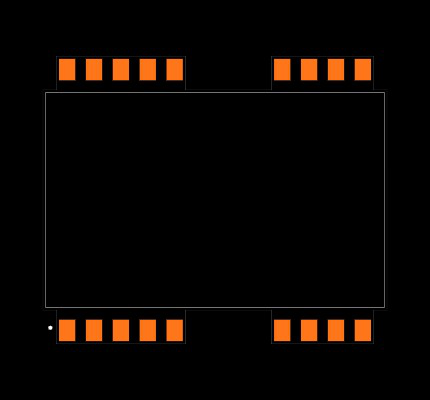 REC3-0512DRW/H2/C/SMD-R Footprint