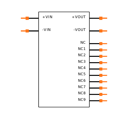 REC3-1205SR/H1/SMD Symbol