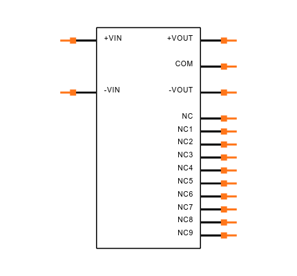 REC3-1209DRW/H2/C/SMD Symbol