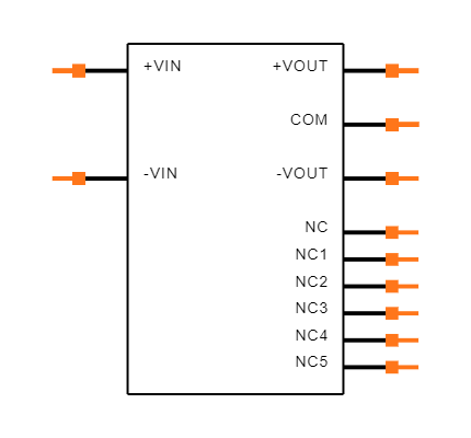 REC3-2405DRW/H/B/SMD-R Symbol