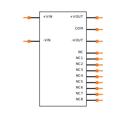REC3-2405DRWZ/H2/A/M/SMD Symbol