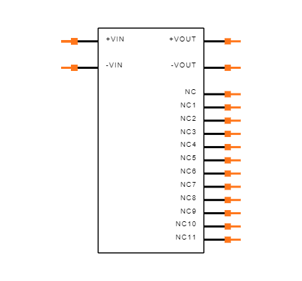 REC3-2405SRWZ/H4/C/SMD Symbol