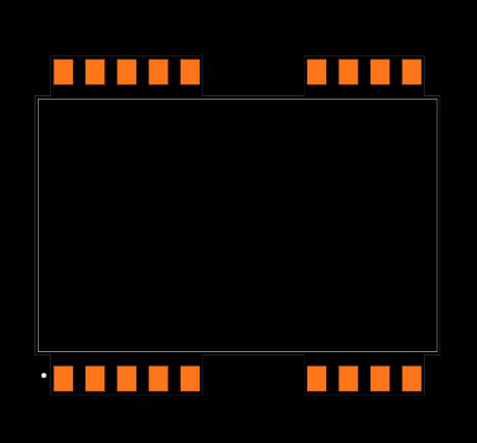 REC5-2412SRW/H2/C/SMD-R Footprint