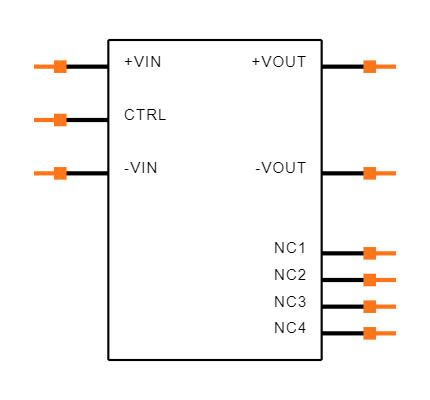 REC7.5-2405SRW/H1/A/M/SMD/CTRL Symbol