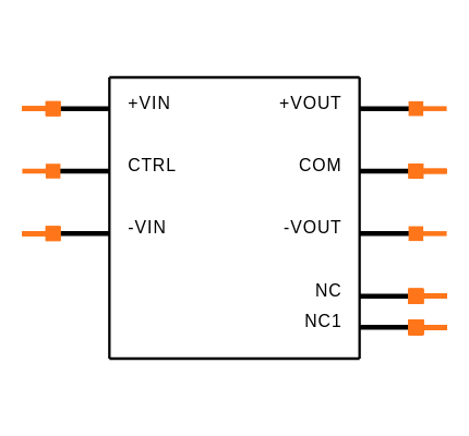 REC8-1215DRW/H2/A/M/SMD Symbol