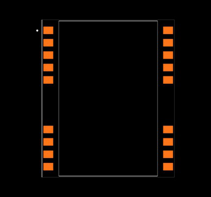 REM5E-0505S/R6/A/SMD Footprint