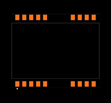 RP08-11015SAW/SMD Footprint